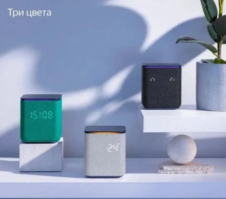 Умная колонка Яндекс Станция Миди (черный)