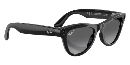 RayBan Skyler Gen 2 RW4014 Shiny Black / Polar Gradient Graphite (150 - 52)
